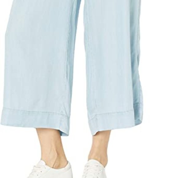 TRIBAL JEANS Chambray Wide Leg Crop Pants XL NWT - Picture 2 of 11